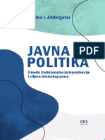 Javna Politika Između Tradicionalne Jurisprudencije I Ciljeva Islamskog Prava - Basma I. Abdelgafar