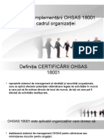 Beneficiile Implementării OHSAS 18001 PowerPoint