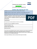 Ficha de Evidencia Semana 33 (Primer Año)