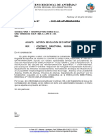 CARTA NOTARIAL - Notifica Resolución de Contrato