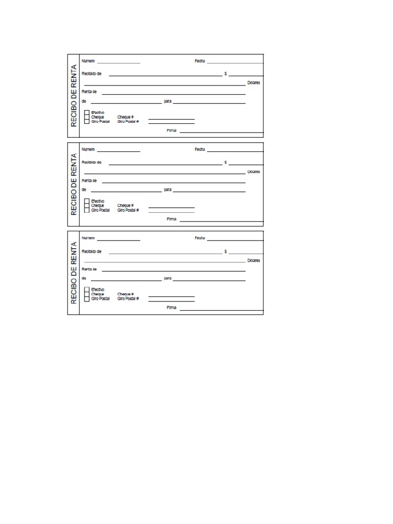 Recibo de Alquiler | PDF