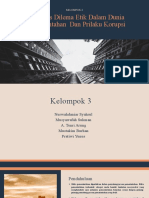 Analisis Dilema Etik Dalam Dunia Pemerintahan Dan Prilaku Korupsi