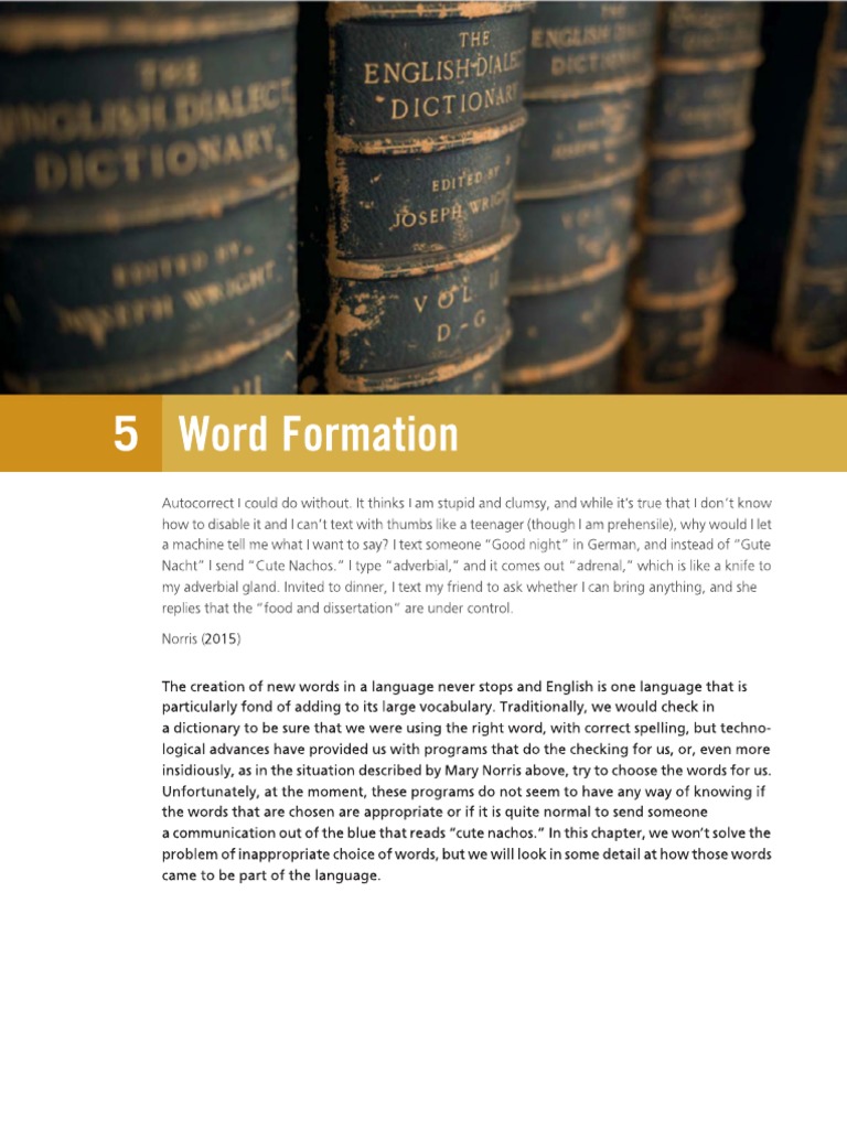 George Yule - The Study of Language - (2020) MORPHO-SYNTAX Ss | PDF