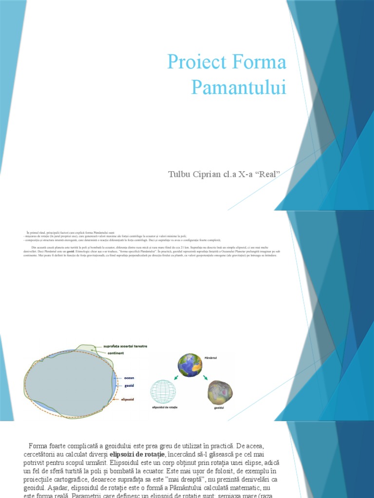 Proiect Forma Pamantului | PDF