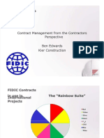 Fidic Contracts A Contractors View Ben Edwards