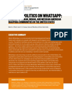 45 Talking Politics On WhatsApp A Survey of Cuban, Indian, and Mexican American Diaspora Communities in The United States