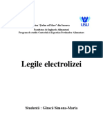 Legile Electrolizei