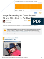 Image Processing For Dummies With C# and GDI+ Part 1