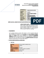 Señor Juez Del Juzgado de Investigación Preparatoria Pachacutec