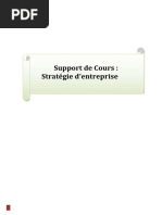 support cours Stratégie d'entreprise