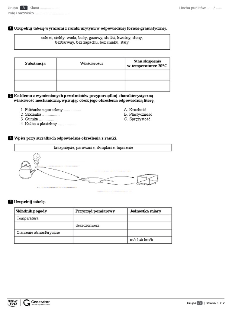 Test Z Ukryta Punktacja PDF