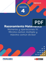 Razonamiento Matemático - Sesión 04