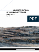 1555552001modul Pemodelan Geologi Batubara Menggunakan Software Minescape