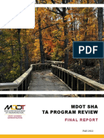 MDOT SHA 2022 Transortation Alternatives Program Review