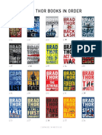 Brad Thor Books in Order 2022