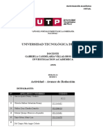 S14 - Avance de Redacción de Artículo Académico.