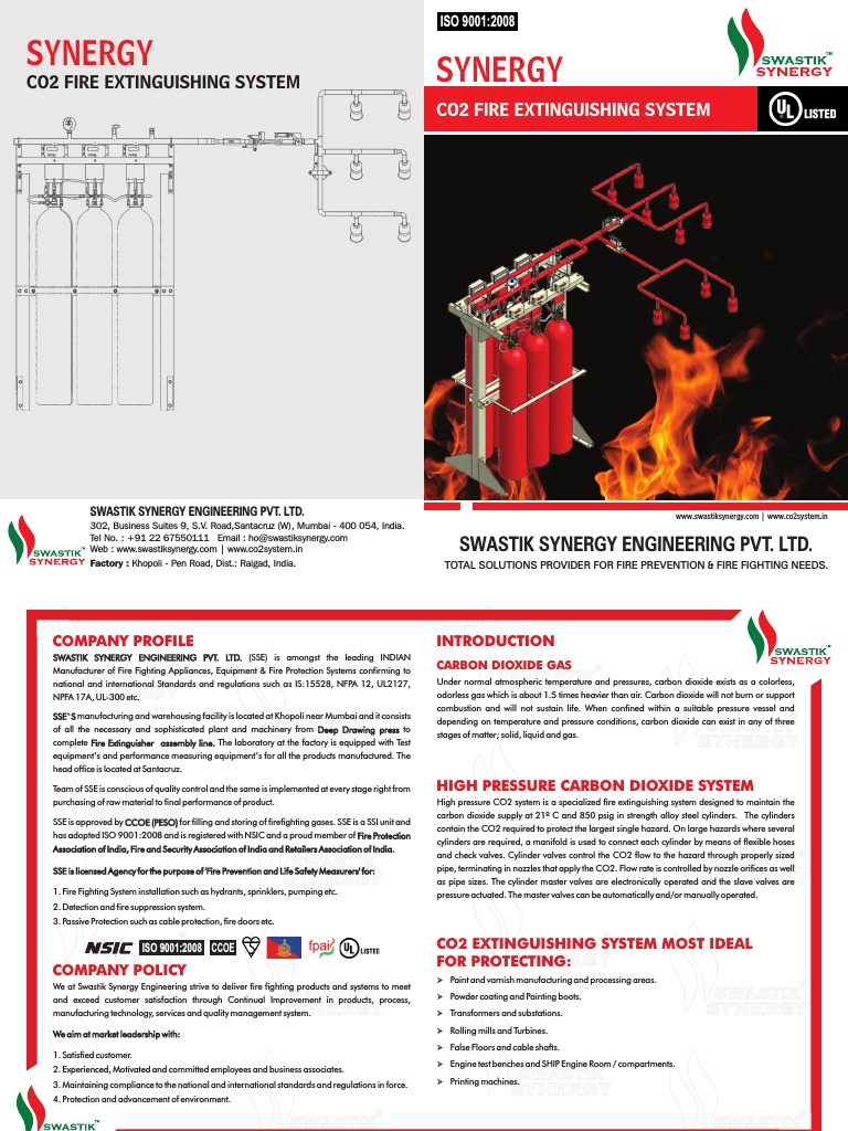 Automatic Carbon Dioxide Fire Extinguishing System PDF