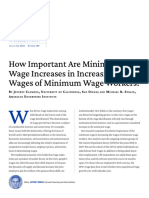 How Important Are Minimum Wage Increases in Increasing the Wages of Minimum Wage Workers?