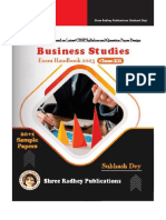 Dey's Sample Papers Business Studies-XII - Exam Handbook 2023