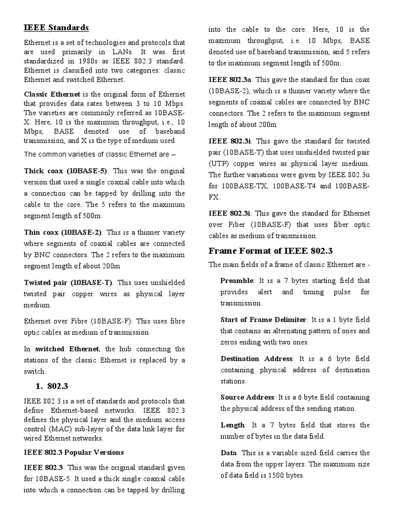 Ieee standards download free pdf computer network ethernet