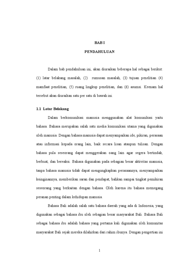 Kemampuan Membaca Satua Beraksara Bali Kelas VIII SMP Negeri 1 Mengwi Kemampuan Membaca Satua Beraksara Bali Kelas VIII SMP Negeri 1 Mengwi