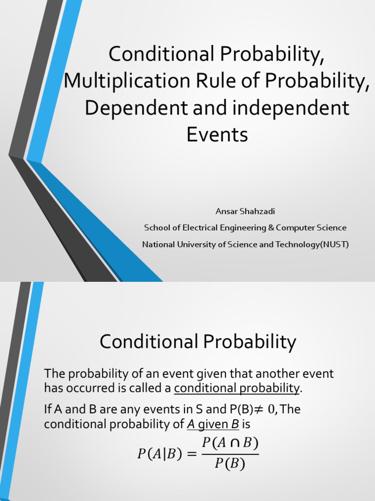 Conditional Probability | PDF