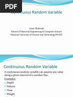 Continous Random Variable