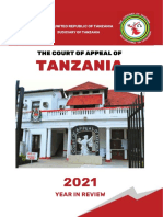 Tanzania Court of Appeal 2021 Year in Review