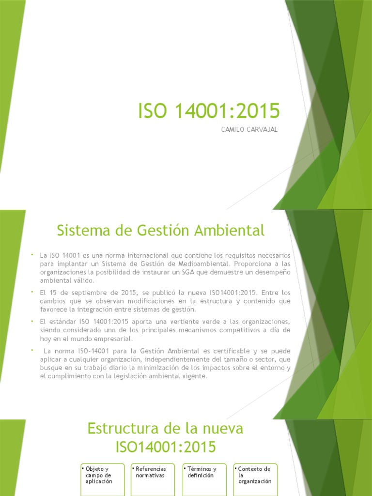 Iso 14001 | PDF | Entorno natural | Business