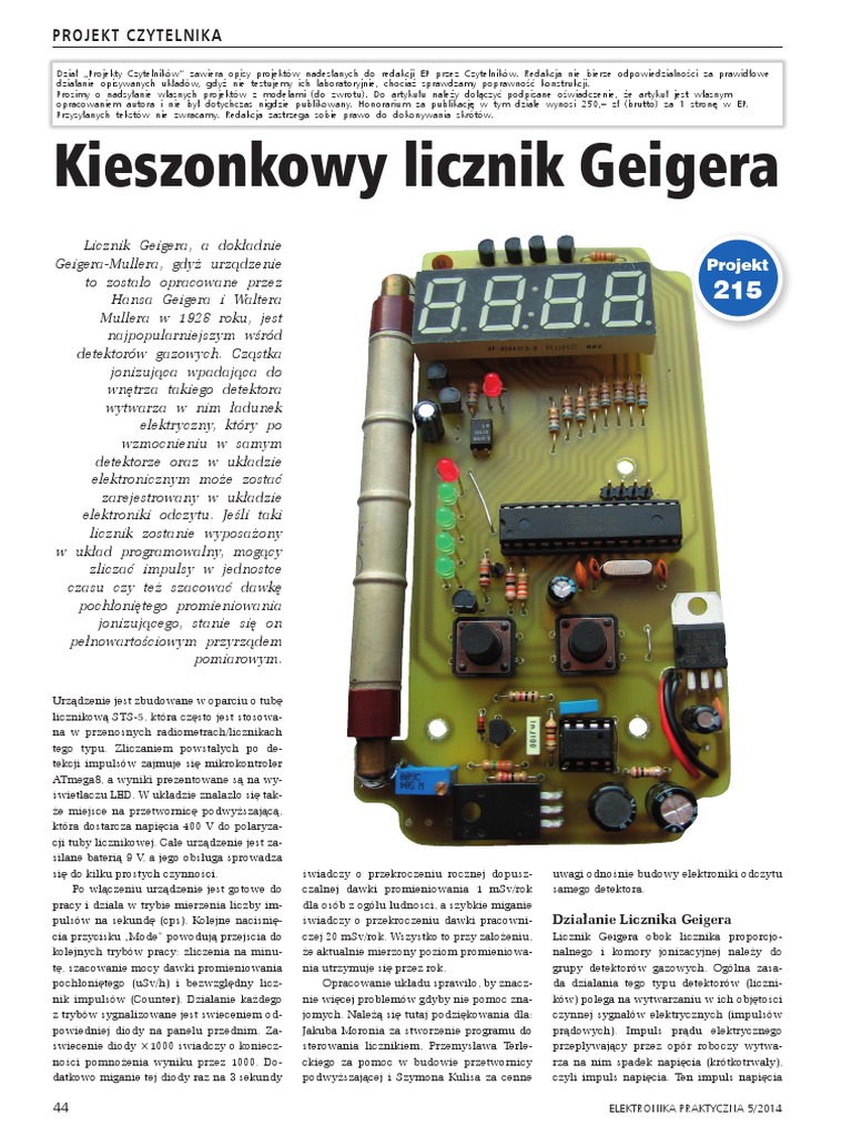 Geiger Counter | PDF