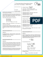 Resolução Comentada - Simulado 1 - 2021