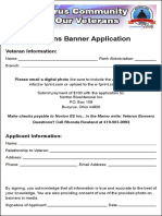Bucyrus Veterans Banner Application