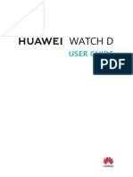 HUAWEI WATCH D User Guide - (MLY-B10,01, En-Gb)