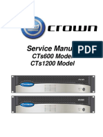 Crown Cts600 Cts1200 SM