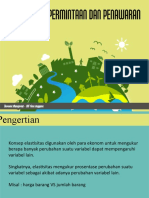 Elastisitas Permintaan Dan Penawaran