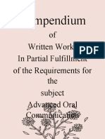 Compendium of Written Works and Reflections