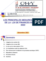 Les principales dispositions loi de finances au Maroc 2022