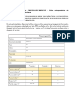 Ficha antropométrica condición física