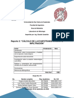 Reporte 8 Hidrologia CÁLCULO DE LA EVAPOTRANSPIRACIÓN E INFILTRACIÓN