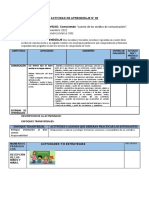 Actividad e Aprend. Martes 08 de Noviembre 2022