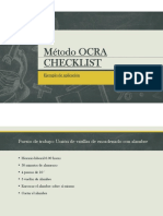 Método OCRA CHECKLIST Corregido PP