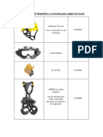 Dispositivos y Accesorios para Equipo de Rescate