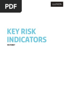 Operational Risk Key Indicators Guide | PDF | Risk | Performance Indicator
