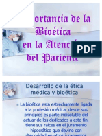 Importancia de La Bioética