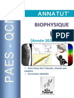 Annatut' UE3a-Biophysique 2012-2013