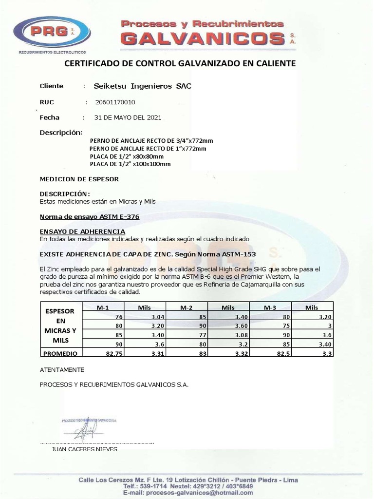 certificado-de-calidad-pernos-galvanizados-pdf