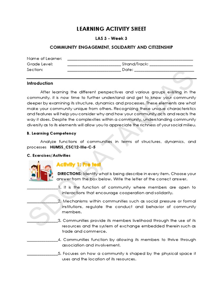 Understanding Community Functions | PDF | Community | Power (Social And ...