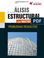 Análisis Estructural Con Matrices, Problemas Resueltos - Ing. Alejandro Vera Lázaro