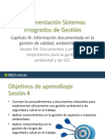 Documentos y Procesos Importantes para La Gestión Ambiental y de SST