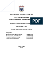 Informe de Factibilidad Centrosanitario